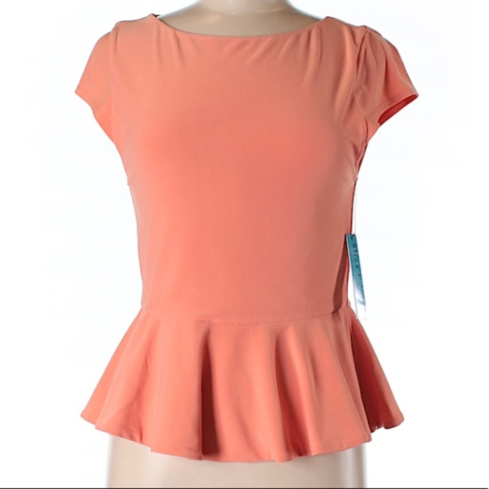 Alice + Olivia NWOT orange blouse